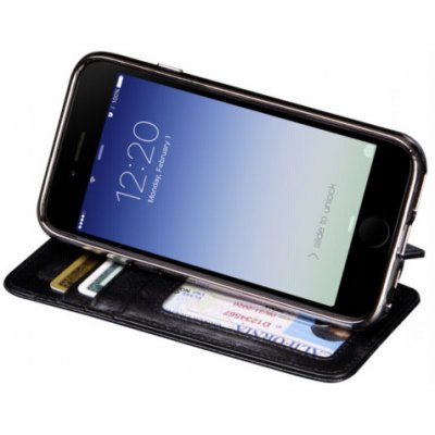 SENA Cases Wallet Book black, iPhone 6+/6s+/7+