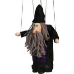 Mašek umělecká výroba Loutka dřevěná Černokněžník 20 cm – Zboží Dáma