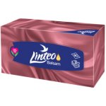 Linteo papírové kapesníčky s balzámem v krabičce 3-vrtsvé 90 ks – Zboží Dáma