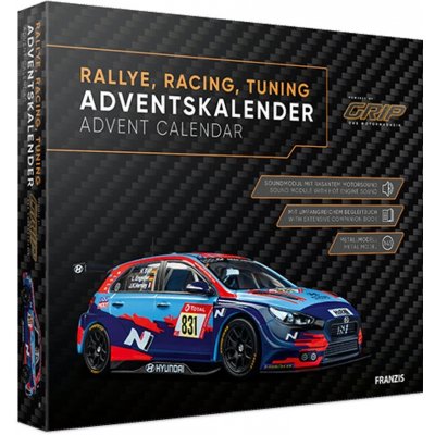 Franzis adventní kalendář Ralley Hyundai se zvukem 1:43 – Zboží Dáma