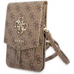 Pouzdro Guess PU 4G Metal Logo Phone Bag hnědé – Sleviste.cz