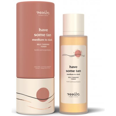 Resibo Have Some Tan! Have Some Tan! samoopalovací voda na obličej a dekolt odstín Medium to Dark 100 ml – Sleviste.cz