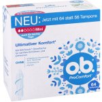 O.B. tampóny ProComfort Mini 64 ks – Zboží Dáma