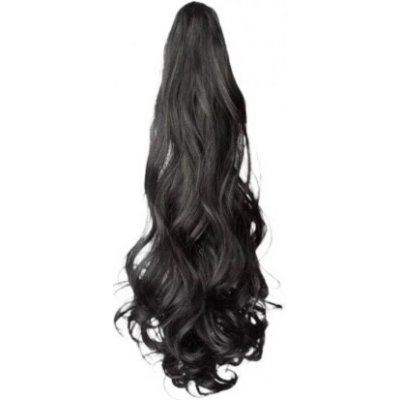 Příčeskový cop na skřipci vlnitý Barva: Černá M1 – Sleviste.cz