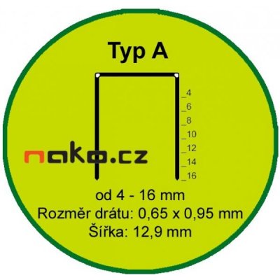 Spony A12CNK PREBENA (bal=6.000ks) – Zbozi.Blesk.cz