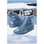 Premium Sneakers 2025 školní sešit A4 linkovaný – Zboží Dáma