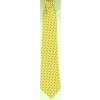 Kravata Chlapecká kravata střední žlutá černá