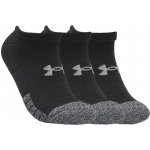 Under Armour ponožky Heatgear No Show 3 Pack Socks Black – Hledejceny.cz