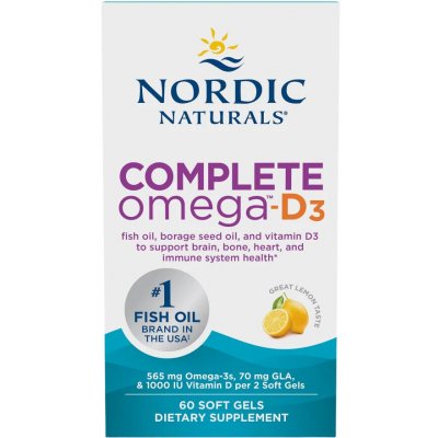 Nordic Naturals Complete Omega 60 softgel kapslí – Hledejceny.cz
