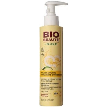 Bio Beauté by Nuxe Body sprchový olej pro hydrataci a osvěžení pokožky Corsican Citron Extract and Botanical Oil Toning & Moisturising 200 ml