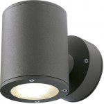 SLV Sitra, antracitové nástěnné venkovní svítidlo se svícením nahoru/dolu, 2x9W, výška 15,5cm, IP44 – Hledejceny.cz
