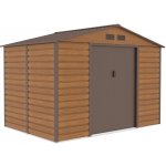 Crossheim C25028 Zahradní domek XL 277 x 195 x 200 cm, ořech – Zboží Dáma