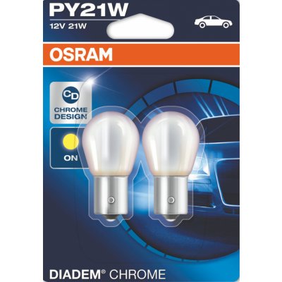 Osram Diadem Chrom 7507DC-02B PY21W BAU15s 12V 21W 2 ks – Zbozi.Blesk.cz