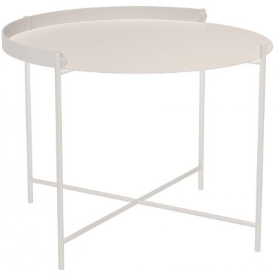HOUE Edge 62 cm Bílý kovový zahradní konferenční stolek – Hledejceny.cz