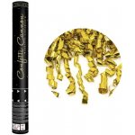 Vystřelovací konfety zlaté spirály 40cm – Zboží Dáma