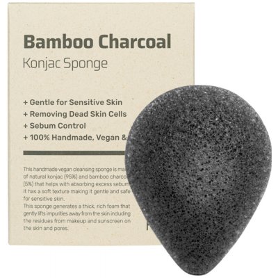 Purito Sponge s dřevěným uhlím Bamboo Charcoal – Zboží Mobilmania