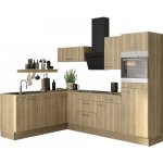 Optifit Erik290 Rohová kuchyňská linka 270 cm barva čela divoký dub matný barva korpusu divoký dub – Zboží Dáma