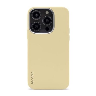 Pouzdro Decoded Silicone Backcover Apple iPhone 14 Pro žluté