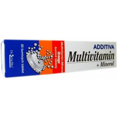 Additiva Multivitamin s minerály pomeranč 20 šumivých tablet – Hledejceny.cz