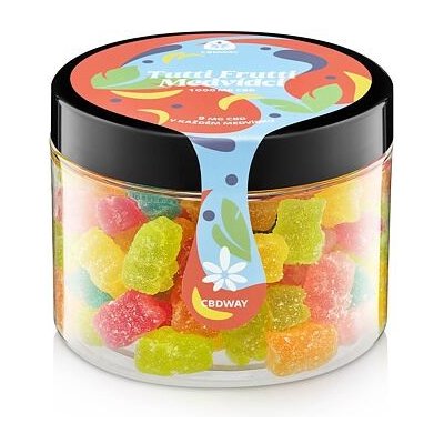 CBD WAY Medvídci Tutti Frutti 1000 mg 400 g