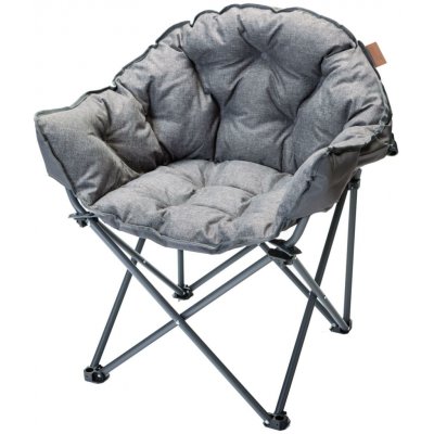 SKANDIKA Kempingová židle Moonchair Premium XL ŠEDÁ – Hledejceny.cz