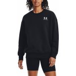 Under Armour mikina Essential Flc Os Crew 1379475 černá – Zboží Mobilmania
