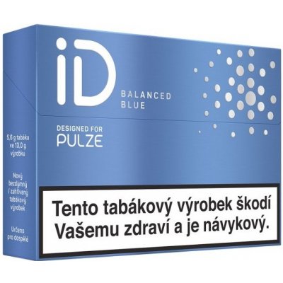 ID ID Balanced Blue Designed Zahřívané tabákové náplně For Pulze 5,6g 20ks – Zbozi.Blesk.cz