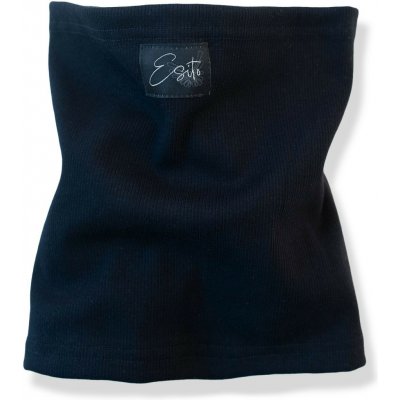 ESITO Žebrovaný nákrčník Color black černá – Zboží Dáma