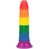 Dilda Lovetoy 7' Prider Dildo Klasické dildo s přísavkou Multicolor