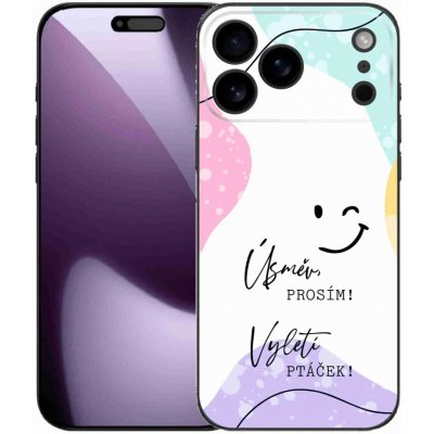 mmCase na iPhone 17 Pro Max - vtipný text 4 bílé pozadí – Zboží Mobilmania