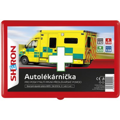 Autolékárnička Sheron, plastová, 206/2018 | Zboží Auto