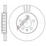 REMSA Brzdový kotouč - 256 mm RMS 6545.10 – Zboží Mobilmania