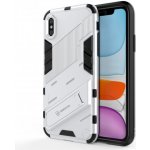 Pouzdro AppleKing odolné ochranné se stojánkem iPhone X/Xs - bílé – Hledejceny.cz