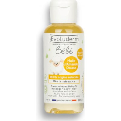 EVOLUDERM Bébé masážní olej pro děti 100 ml – Zboží Dáma