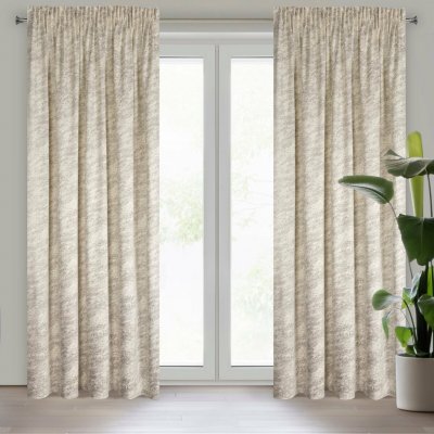 EUROFIRANY ZATEMŇOVACÍ ZÁVĚS NA PÁSCE RIVA 140X270 CM KRÉMOVÁ – Hledejceny.cz