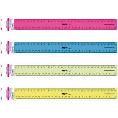 MFP Paper 5310111 pravítko 30 cm barevné – Zboží Živě
