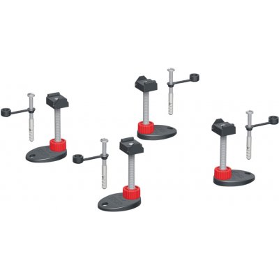 Tece Nohy Tece Drainline plast černá 660003 660003 – Hledejceny.cz