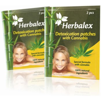 Herbalex Detoxikační náplast s konopím 2 ks