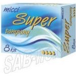 Micci menstruační tampony Super 8 ks – Zboží Dáma