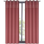 Fliying Hotové závěsy Alice růžová 2 x 145 x 250 cm – Hledejceny.cz
