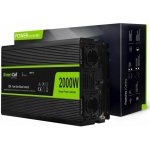 Green Cell INV11 12V/230V 2000W/4000W Čistá sinusovka | Zboží Auto