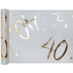 Paris Dekorace Stolová narozeninová šerpa 40, 30 cm x 5 m – Hledejceny.cz