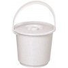 Úklidový kbelík CZ vědro 2,7l s víkem potrav.atest modré granit
