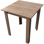 Femix Čtvercový jídelní stůl LEVI dub sonoma FI0035 – Zboží Mobilmania