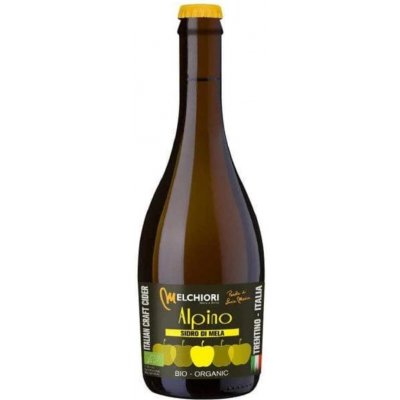 Melchiori Jablečný BIO Cider Alpino Trentino 5 % 0,5 l (holá láhev) – Zboží Mobilmania