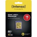 Intenso SDHC 16 GB Premium UHS-I 3421470