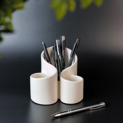 DESS Craft Studio Stojan na tužky - luxusní bílý designový kousek – Zboží Dáma