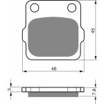 Brzdové destičky GOLDFREN 007 S33 OFF-ROAD REAR