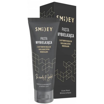 Smiley bělící pasta s aktivním uhlím a vulkanickými minerály 75 ml – Hledejceny.cz