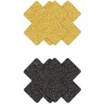 Pasties ozdoby na bradavky Glitter Cross 2 páry – Zbozi.Blesk.cz